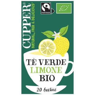 Cupper Tè verde al limone biologico - 1