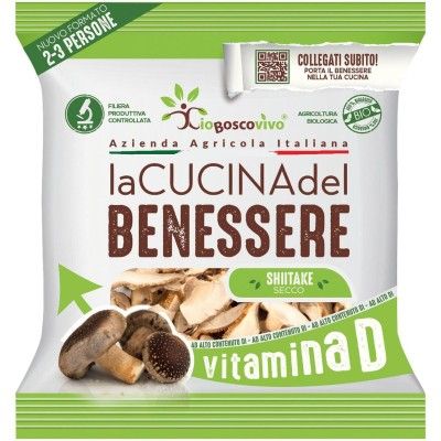 Io bosco vivo Funghi shiitake essicati biologici - 1