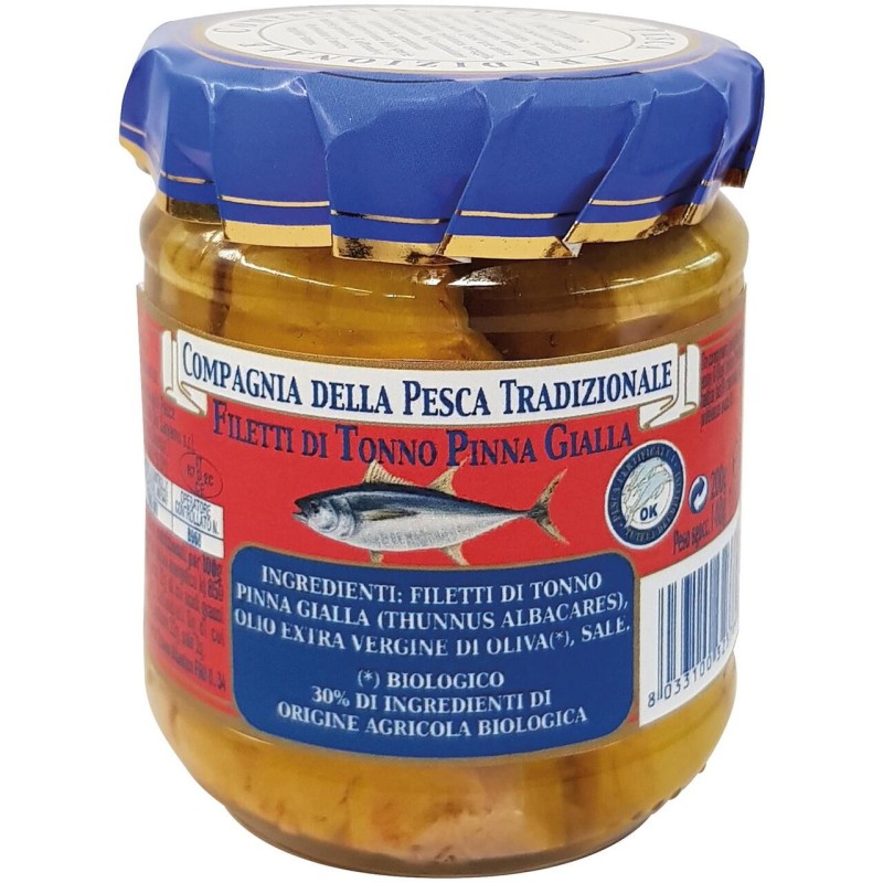 Compagnia della pesca tradizionale Filetti di tonno in olio extravergine di oliva - 1