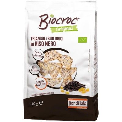 Biocroc Biocroc triangoli di riso nero bio - 1