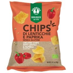 Probios Chips di Lenticchie E Paprika Biologiche - 1