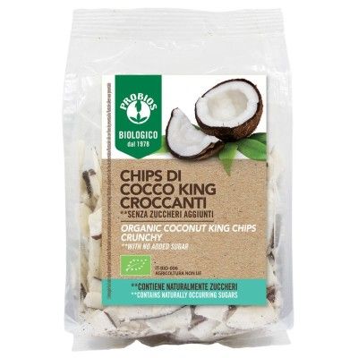 Probios Chips di Cocco King Croccanti Bio Senza zuccheri - 1