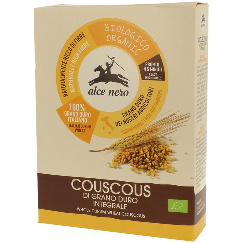 Alce nero Cous cous di grano duro integrale biologico - 1