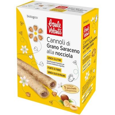 Baule volante Cannoli di grano saraceno alla nocciola Bio - 1