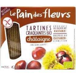 Le pain des fleurs Crackers biologici di riso e castagne - 1