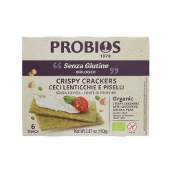 Probios Crispy crackers con ceci lenticchie e piselli - 3