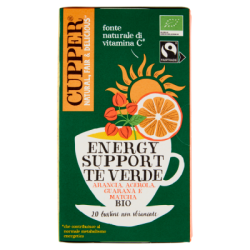 Tisana Energy Support Arancia acerola Guaranà e Matcha