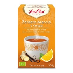 Infuso Ayurvedico biologico Zenzero Arancio e Vaniglia Yogi Tea